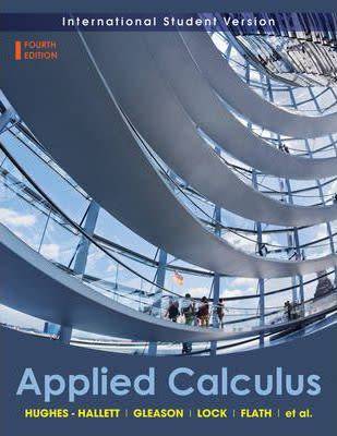 Applied Calculus Fourth Edition (International Student Version)