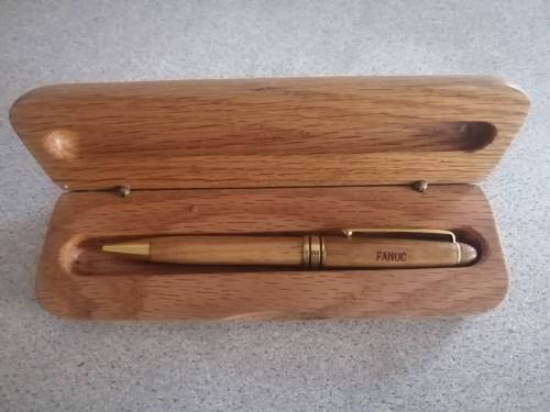 Pen in Wooden Display Cased