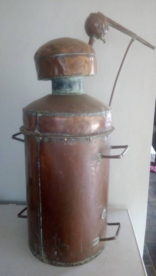 Antique Copper Mampoer Still