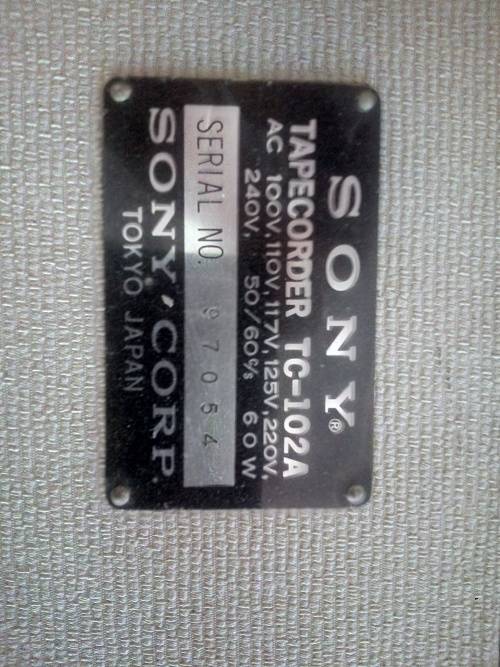 Sony Reel-to-Reel Tape Recorder/Player