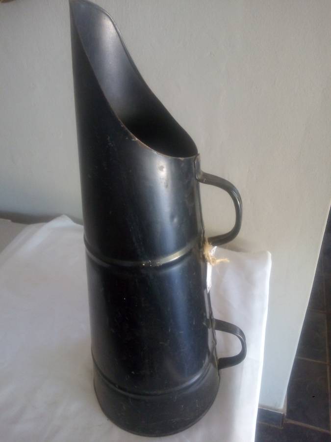 Vintage Black Coal Scuttle