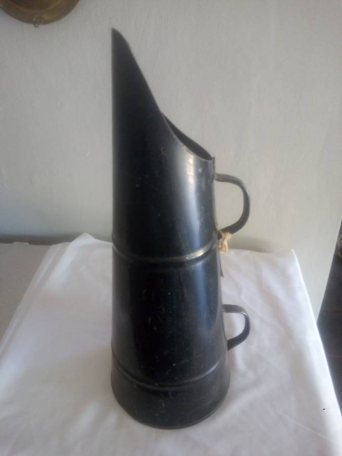 Vintage Black Coal Scuttle