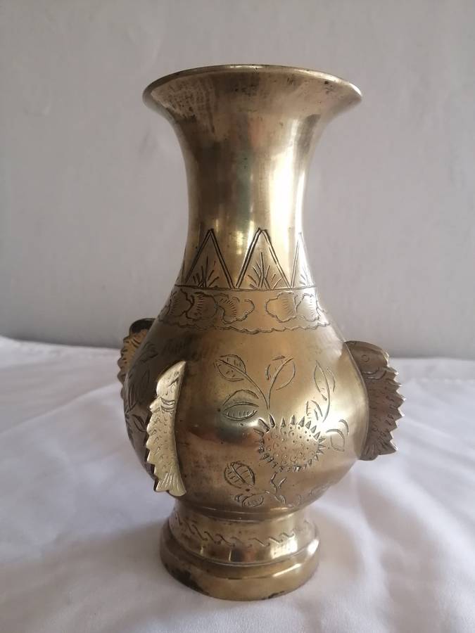 Vintage Brass Vase