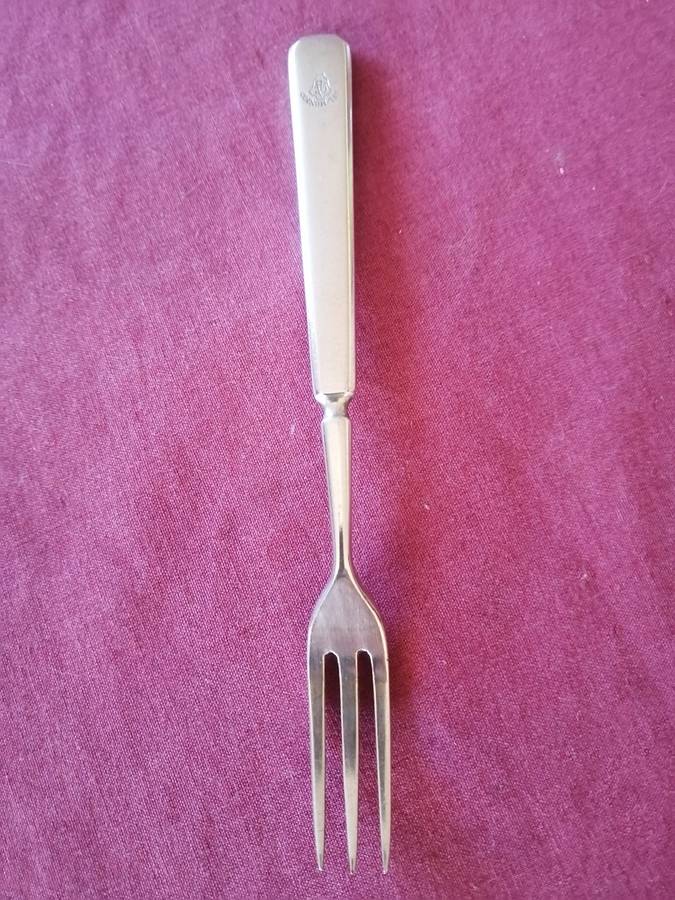 Vintage Silver Plate Pickle Fork
