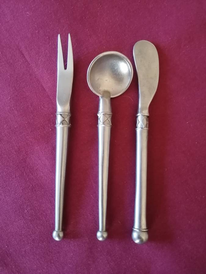 Set of Stainless Steel Display Cutlery