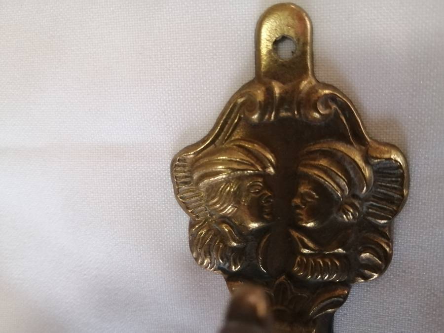Unusual Vintage Brass Marlin Wall Mounted Hook