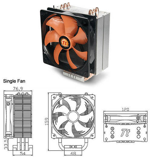 Thermaltake Contac 29 - CPU Cooler - Free Shipping