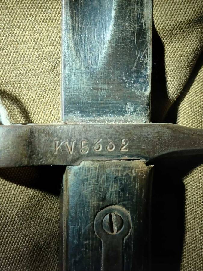 Italian M1871/1915 Vetterli  Bayonet