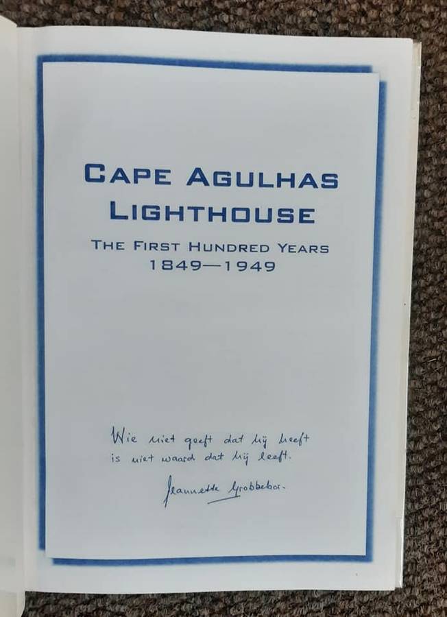 CAPE AGULHAS 1849-1949 **Signed**