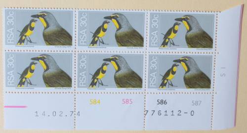 RSA 1974 30c control block 584/5/6/7 unmounted mint