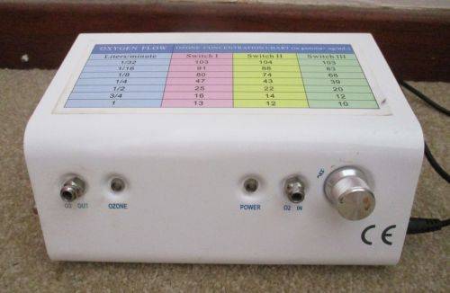 Medical ozonator plus oxygen tank