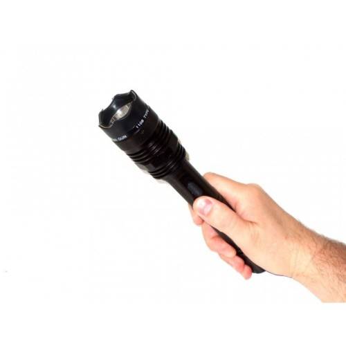 Rechargeable Electric Shock Stun Gun with LED Flashlight Torch. Collections are allowed.