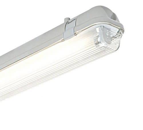 LED T8 Fluorescent Tube Fitting Weatherproof Single Closed Channel 5ft 1500mm. Collections allowed