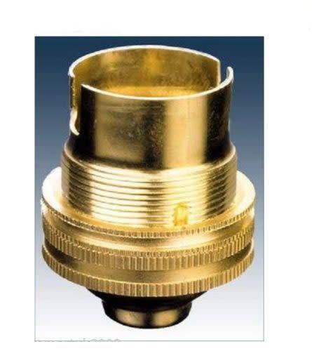 Standard B22 Brass Bayonet Clip Lamp, Light Bulb Holder, Fitting, Adaptor. Collections Are Allowed.