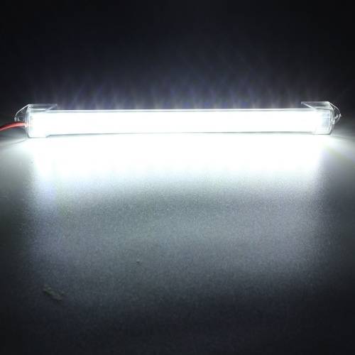 LED Fluorescent Tube Lights: Integrated 12V Clear Covers + Cables. Collections allowed