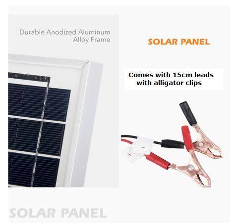 Solar Panel: 10W PV Solar Panel. Collections are allowed.
