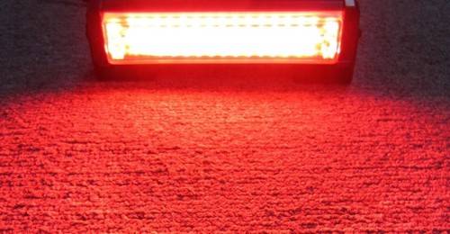 Red COB LED Emergency Hazard Warning Flash Cluster Strobe Grille Lights 12V/24V. Collections Allowed