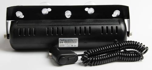 LED Windscreen Strobe Cool White Vehicle Flash Dashboard Light. Collections allowed.