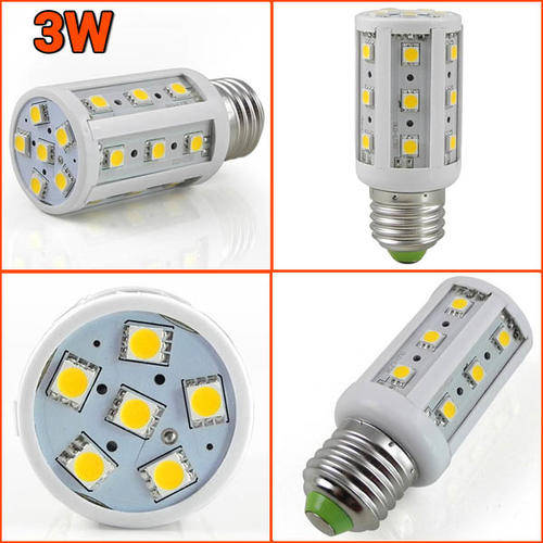 LED LIGHT BULBS:- FULL CORN COB 3W 220V AC