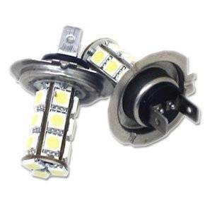 LED LIGHT BULBS: H7 AUTO LED REPLACEMENT LIGHT BULBS 12V   2pces