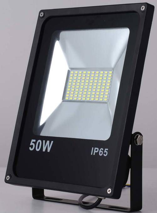 50W LED FLOODLIGHT SMD DESIGN 220V BLACK SLIM LINE