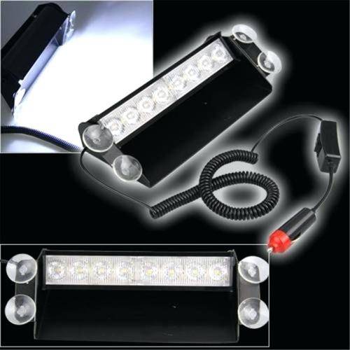 LED White Windscreen Vehicle Strobe Dashboard Flash Light. Collections are allowed.