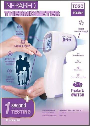 InfraRed Thermometer, Smart Safe Digital Non-Contact.No Shipping fees. Collections are allowed.