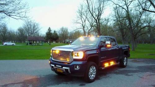 Amber LED Flash Cluster Strobe Grille Lights 12V/24V. Collections allowed.