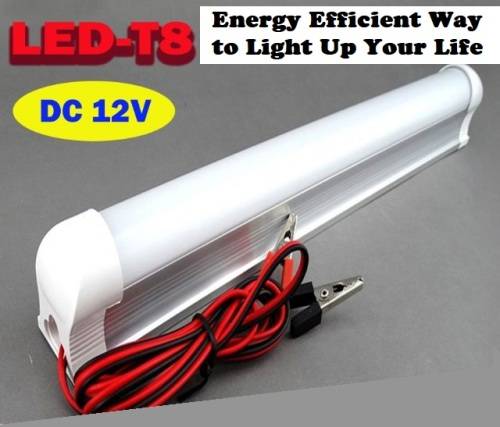 LED Tube Lights 12V Fluorescent T8 Frosted Cover Complete with Wiring. Collections allowed