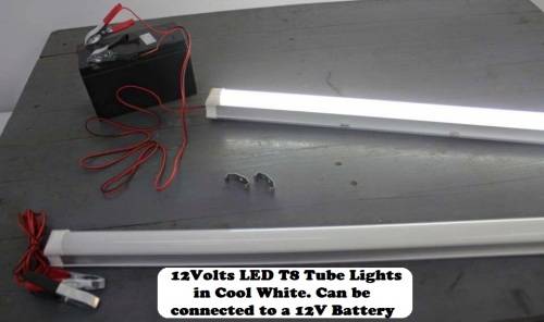 12V LED T8 Tube Lamp. Can be used with a Battery. Load Shedding Buster. Collections Allowed.