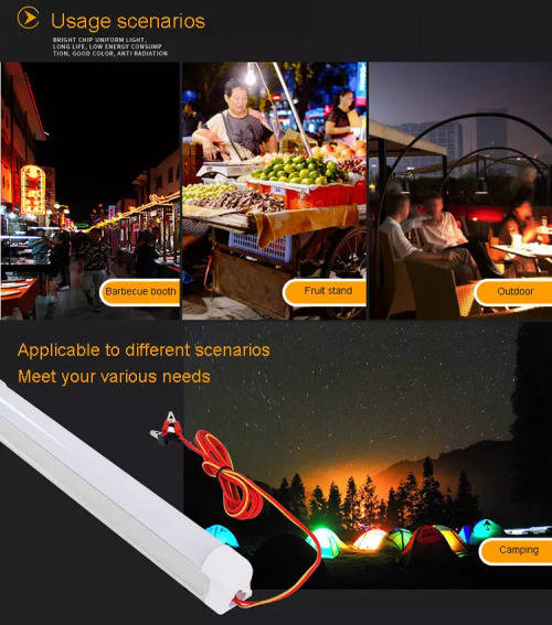 LED Tube Lights 12V Fluorescent T8 Frosted Cover Complete with Wiring. Collections allowed