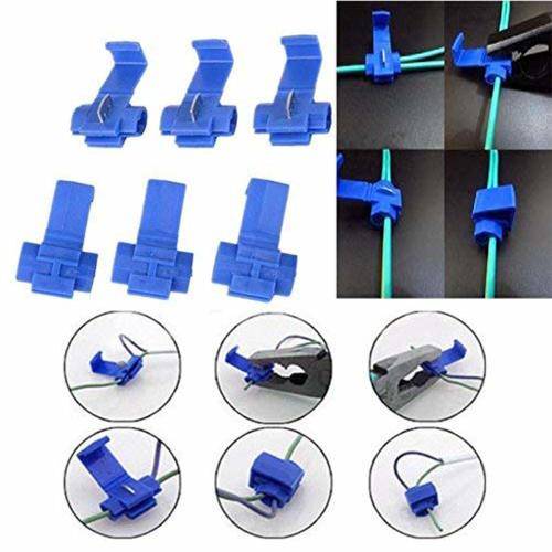 Solderless Wire Connectors Terminals Crimp Electrical Lock Quick Splice. Collections are allowed