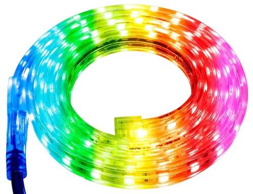 MultiColour LED Strip Lights 5m RGB 220V Complete Turnkey Kit. Collections are allowed.