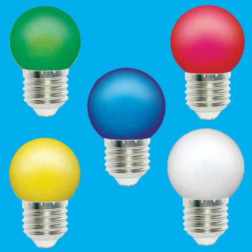 Decorative LED G45 Light Bulbs Colourful Mini LED Light Bulbs E27 220V. Collections are allowed.