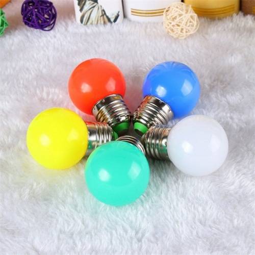 Decorative LED G45 Light Bulbs Colourful Mini LED Light Bulbs E27 220V. Collections are allowed.