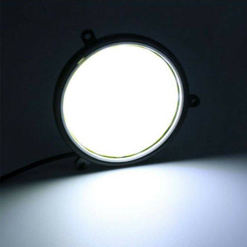 2pcs 90mm 12V COB LED Car Round Daytime Running Lights. Collections are allowed.