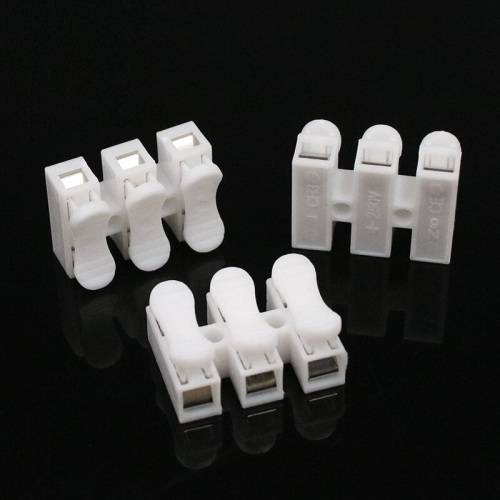 Quick Triple-Wire Spring Push Down Fast Electrical Connectors. Collections Are Allowed.