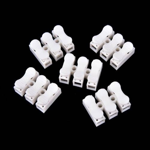 Quick Triple-Wire Spring Push Down Fast Electrical Connectors. Collections Are Allowed.