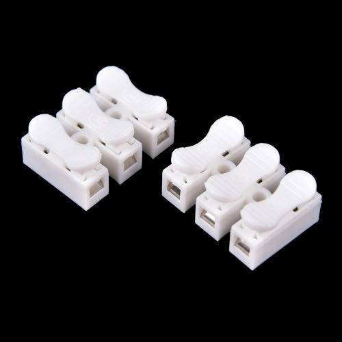 Quick Triple-Wire Spring Push Down Fast Electrical Connectors. Collections Are Allowed.