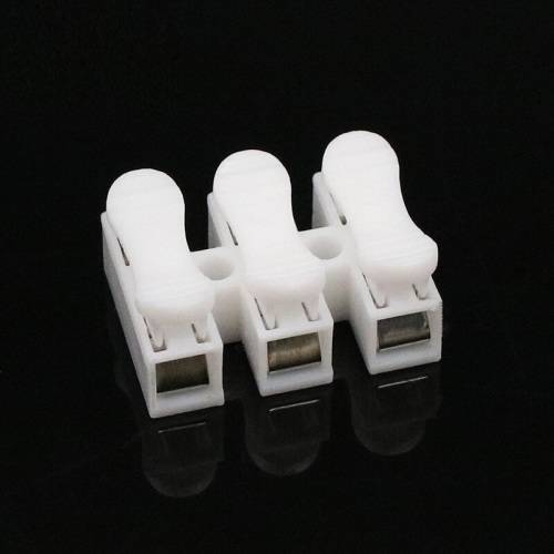 Quick Triple-Wire Spring Push Down Fast Electrical Connectors. Collections Are Allowed.