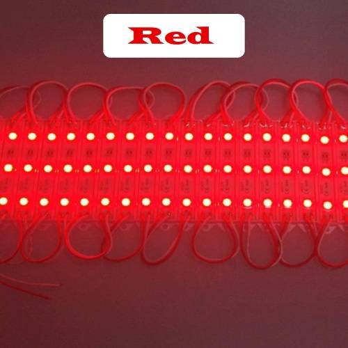LED Light Modules: Waterproof Triple SMD5050 in RED Colour. Collections are allowed.