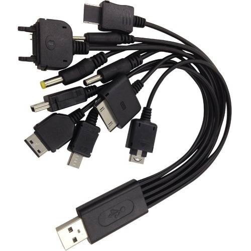 USB Multi Charger Cable Kit For Mobile Devices:  10 in 1 Complete Set.  Collections are allowed.