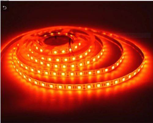 Orange LED Strip Lights: 5 Metres 12Volts Waterproof in Orange Colour. Collections are allowed.