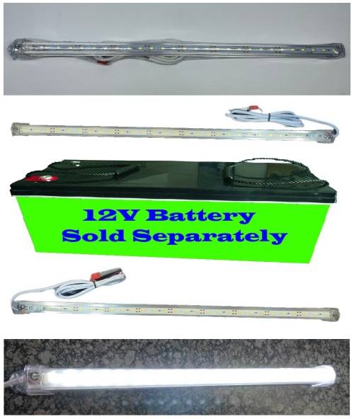 LED Tube Light 12V with Wiring and On / Off Switch. Ideal for Load Shedding. Collections Allowed.