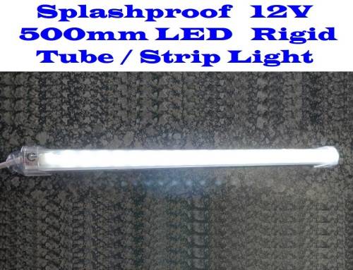 LED Tube Light: 12V Emergency, Cabinet etc Lamp With ON/OFF Switch. Collections Are Allowed.