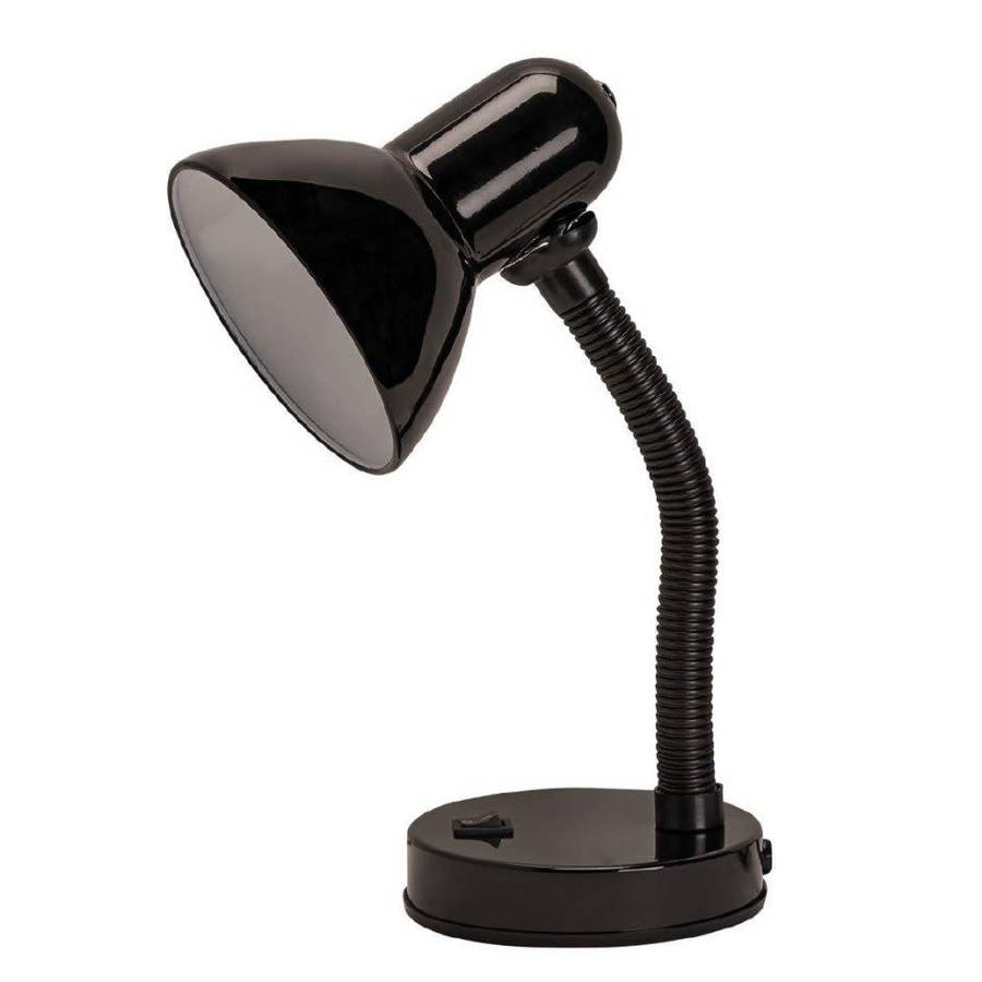 Desk Top Lamp Holder with Flexible Gooseneck and LED Bulb. Assorted Colours. Collections Are Allowed