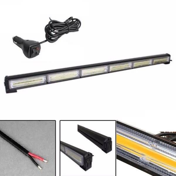 Amber Yellow Orange Emergency Vehicle Flash/Warning LED Strobe Light Bar. Collections allowed.