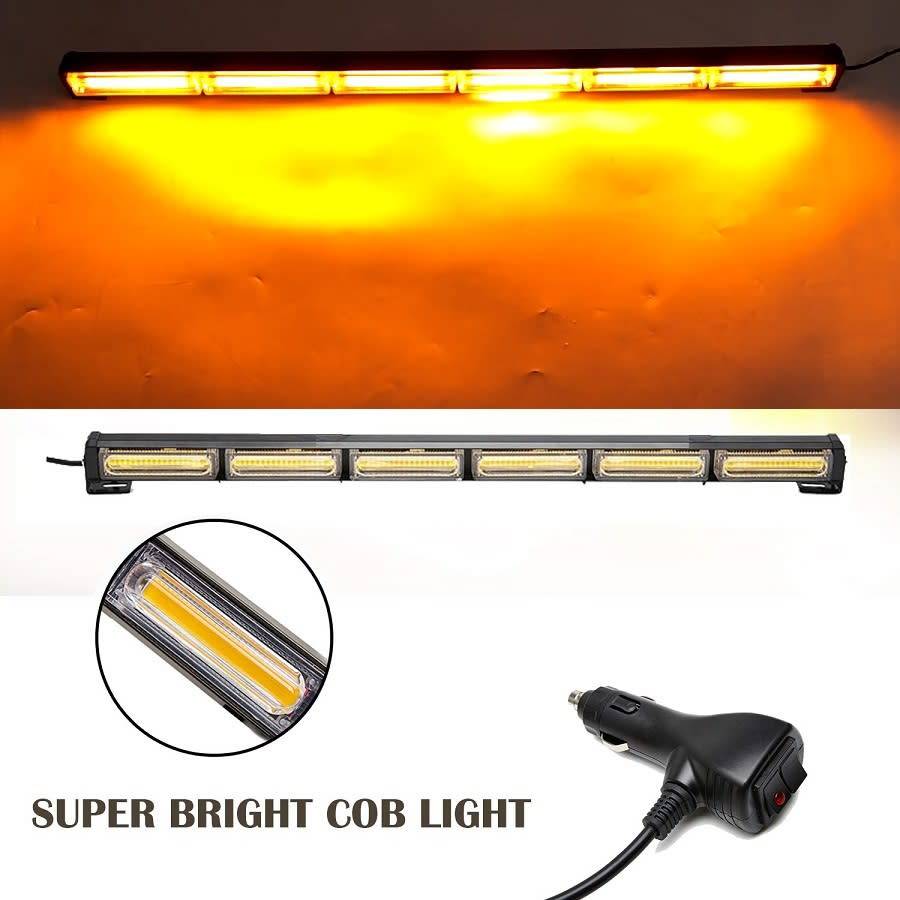 Amber Yellow Orange Emergency Vehicle Flash/Warning LED Strobe Light Bar. Collections allowed.