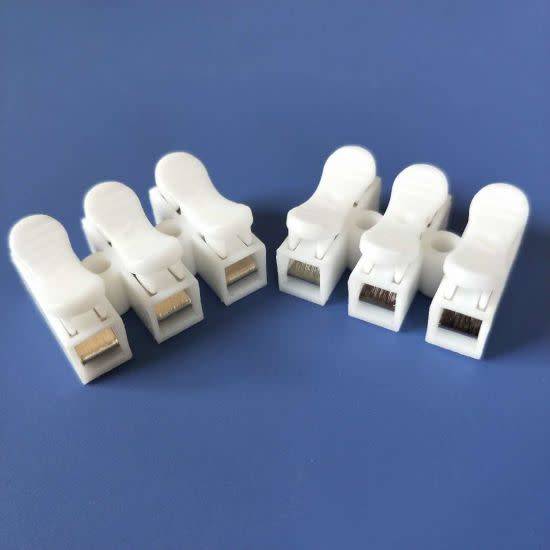 3-Wire Spring Push Down Connector / Solderless and Tape Free Solution. Collections Are Allowed.