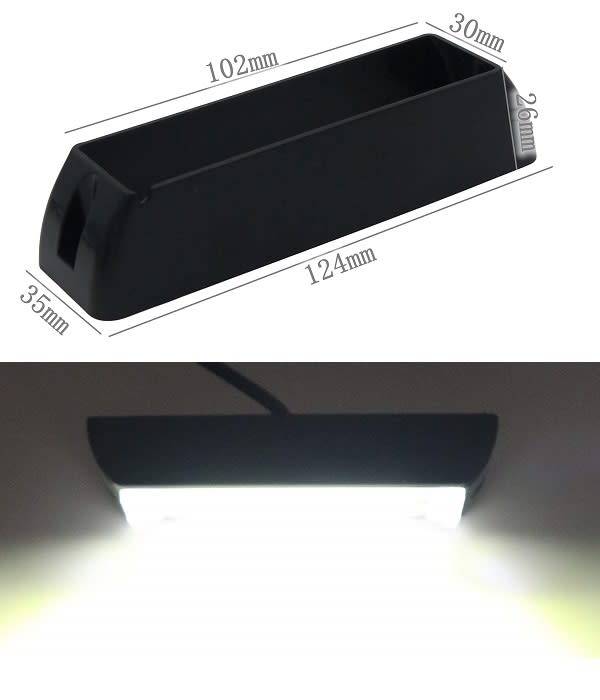 Cool White Cluster Grille COB LED Flash Strobe Lights for Motor Vehicles. Collections Are Allowed.